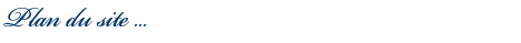 Plan du site